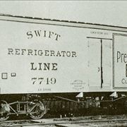 Picture Of Refrigerator Car By Swift Refrigerator Line In 1899